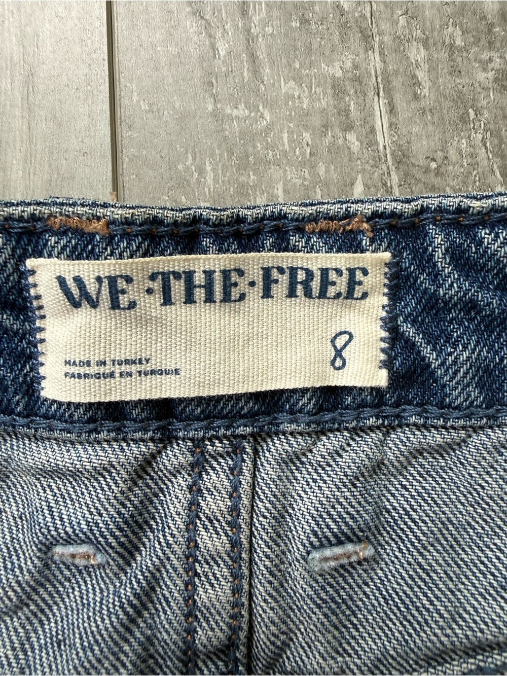 Free People We The Free Come As You Are Denim Maxi Skirt Size 8 Dark Indigo - Picture 2 of 9